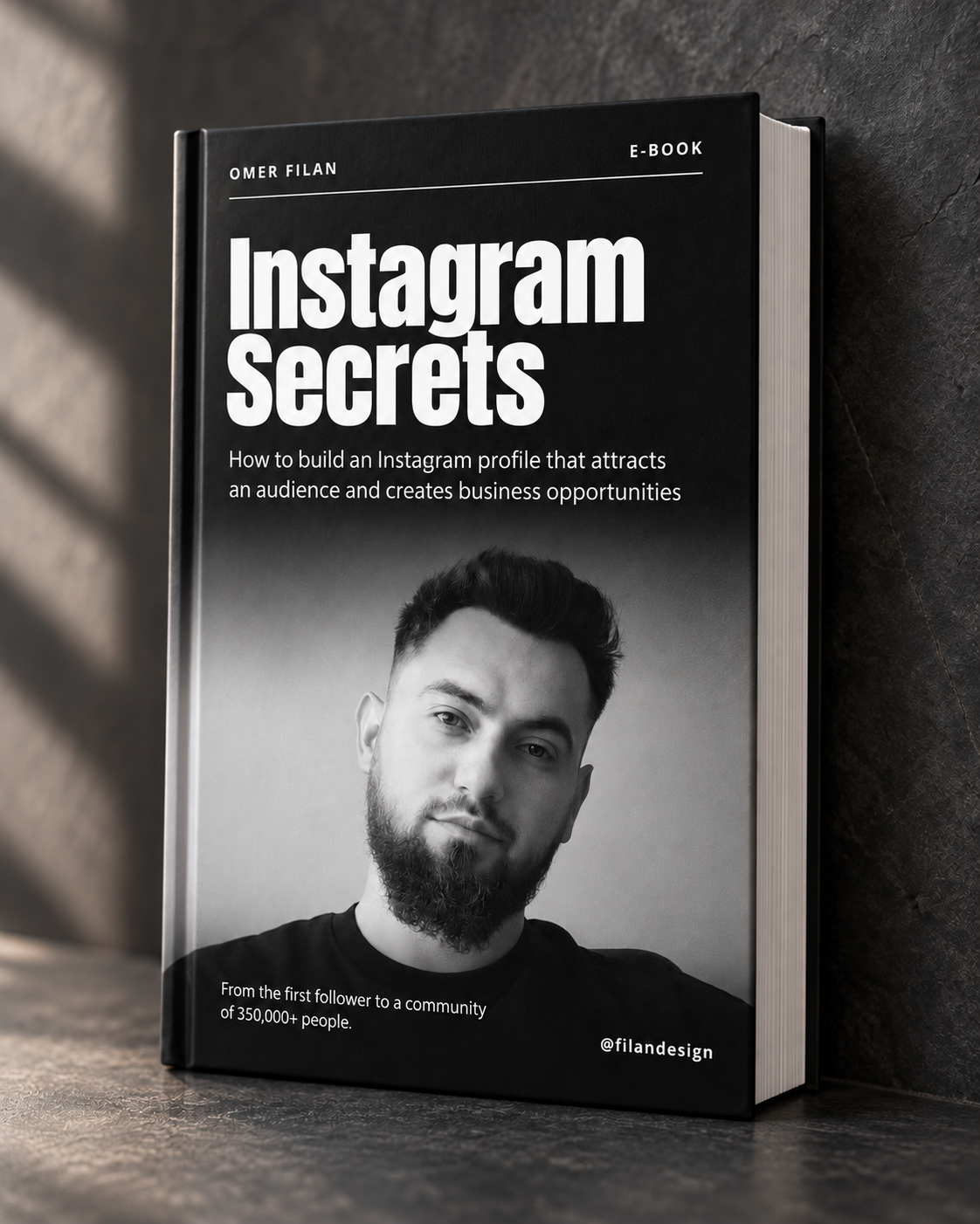 Cover of the digital e-book Instagram Secrets by Omer Filan